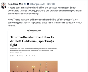 Did Min’s Weakness Lead Trump To Target California Beaches?